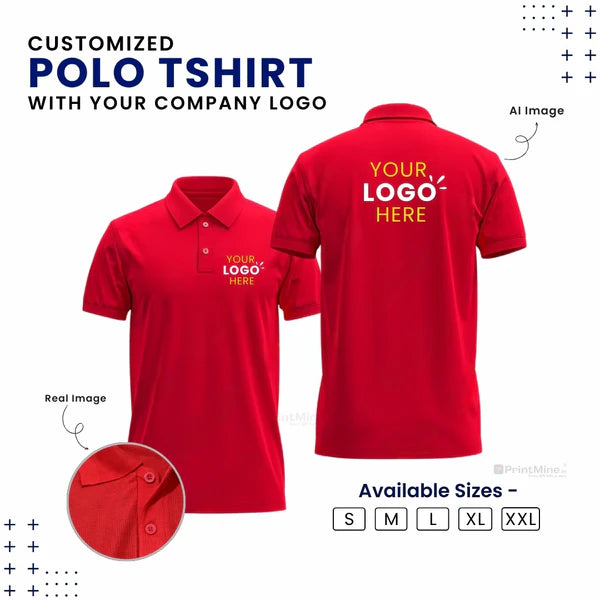 Customized Roud Neck T-Shirt With Your Company Logo