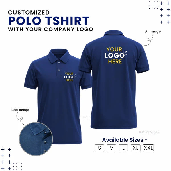 Customized Roud Neck T-Shirt With Your Company Logo